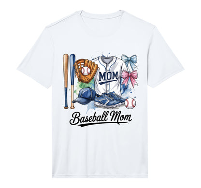 Brushstroke American Baseball Game Fan T-Shirt - Trendy Graphic for Adults - T-Shirt, Sweatshirt, Hoodie