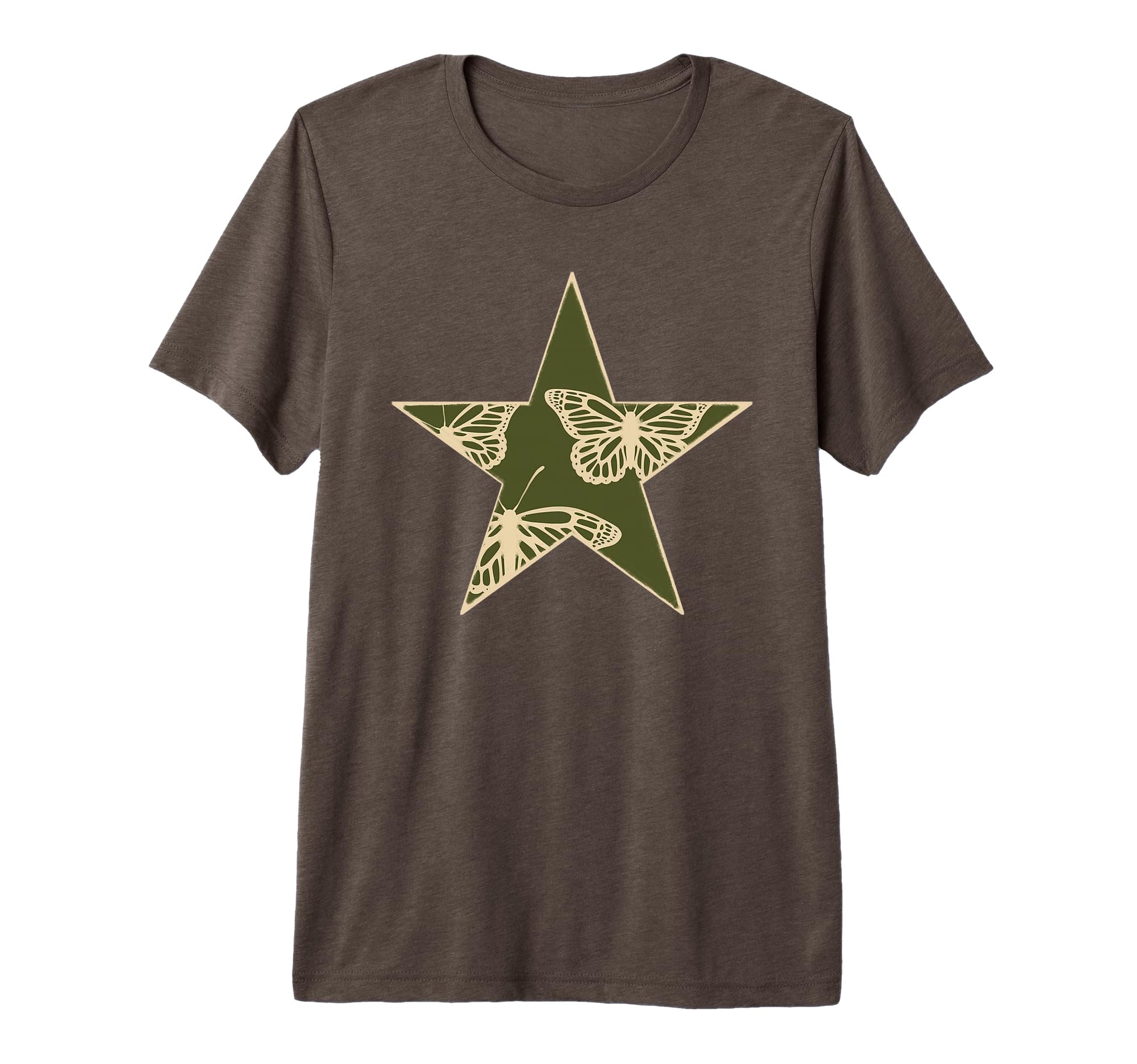 Star Stencil Graffiti Art Goth T-Shirt - Casual Everyday Wear for Adults - T-Shirt, Sweatshirt, Hoodie