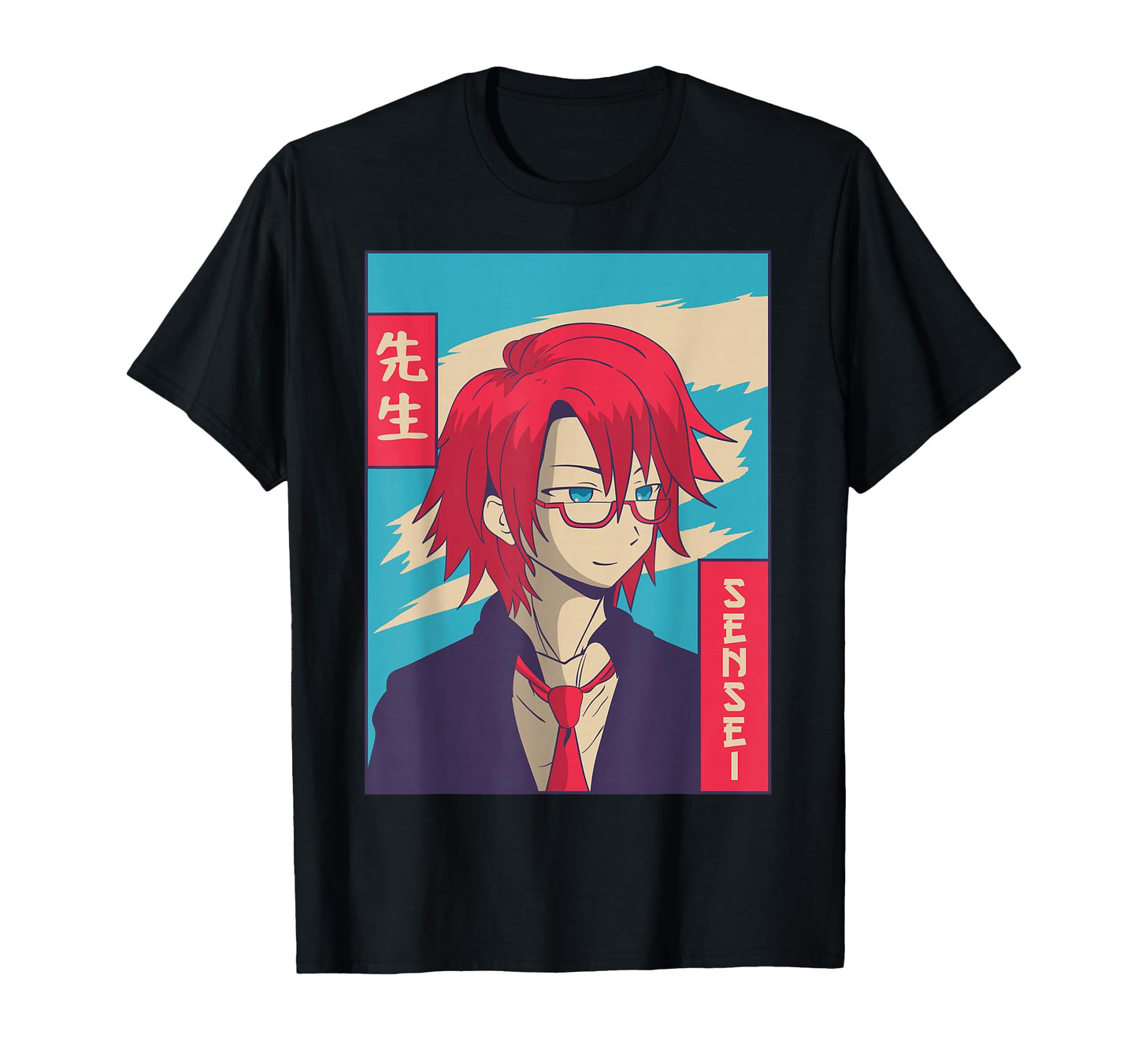 Sensei Anime Japanese Vaporwave T-Shirt - Aesthetic Graphic Unisex - T-Shirt, Sweatshirt, Hoodie