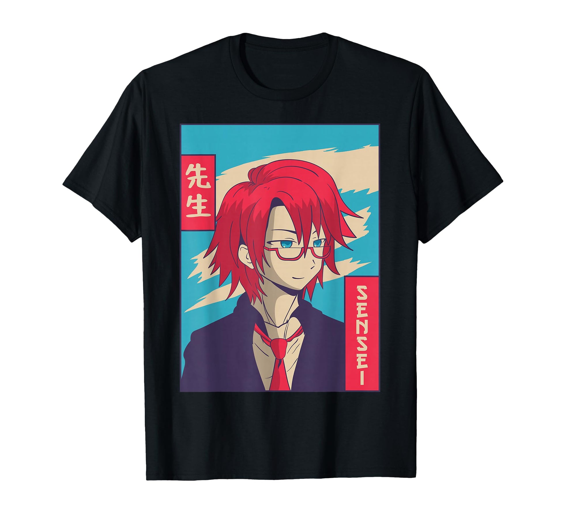 Sensei Anime Japanese Vaporwave T-Shirt - Aesthetic Graphic Unisex - T-Shirt, Sweatshirt, Hoodie