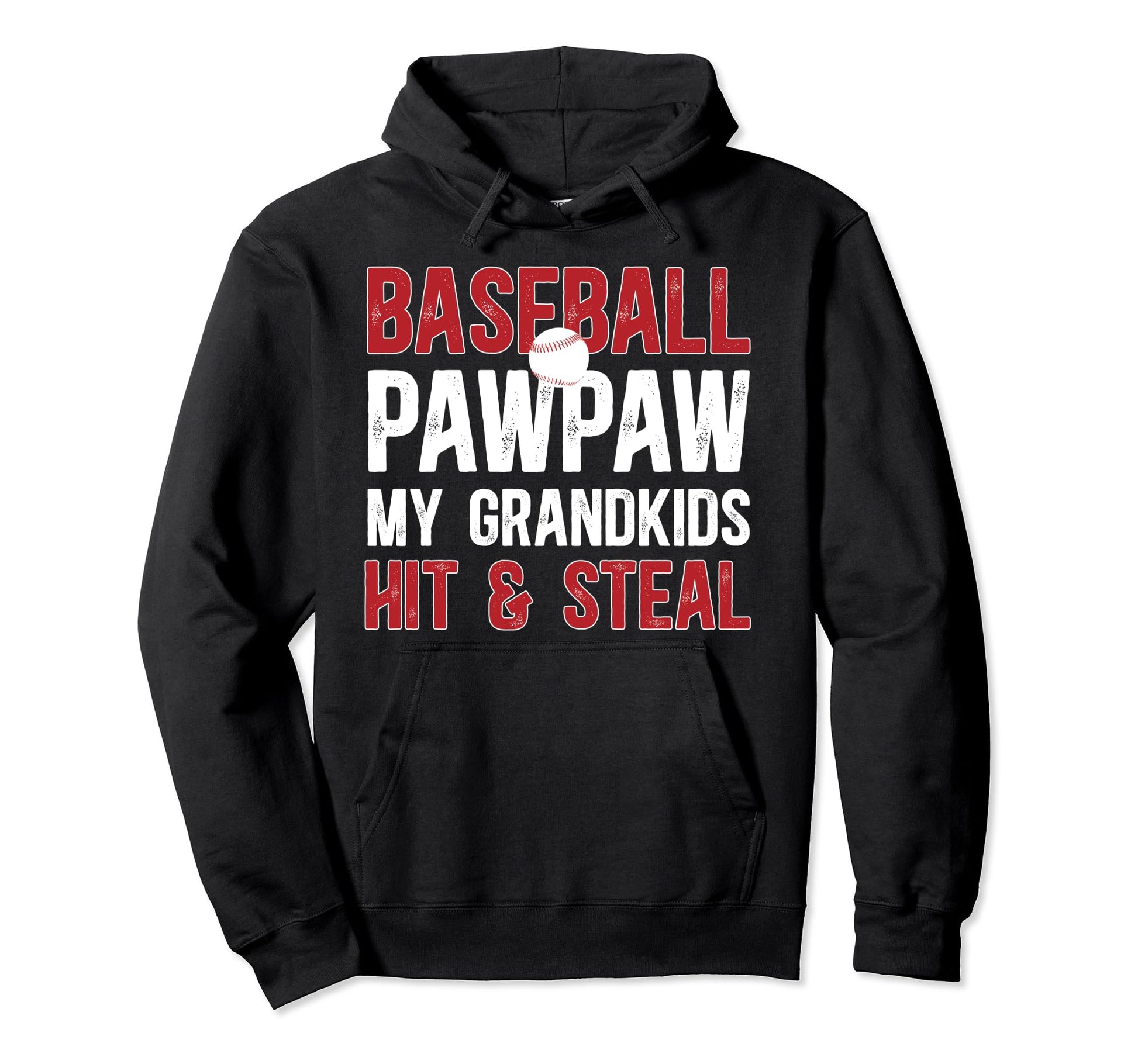 Baseball Pawpaw Funny Pawpaw Baseball Hoodie - Novelty Apparel Unisex - T-Shirt, Sweatshirt, Hoodie