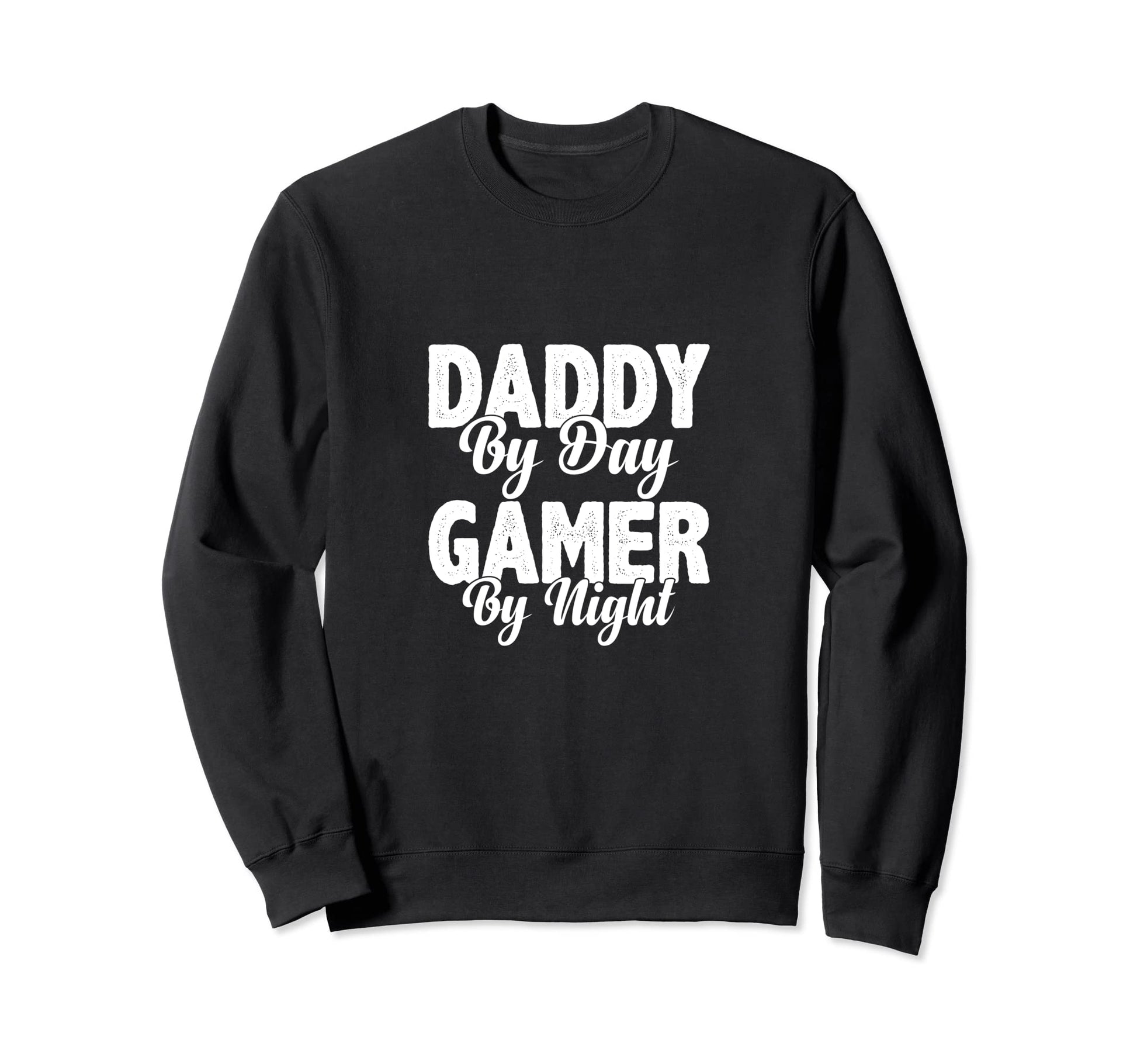 Daddy Day Gamer Night Video Game Sweatshirt - Minimalist Print Men Women - T-Shirt, Sweatshirt, Hoodie