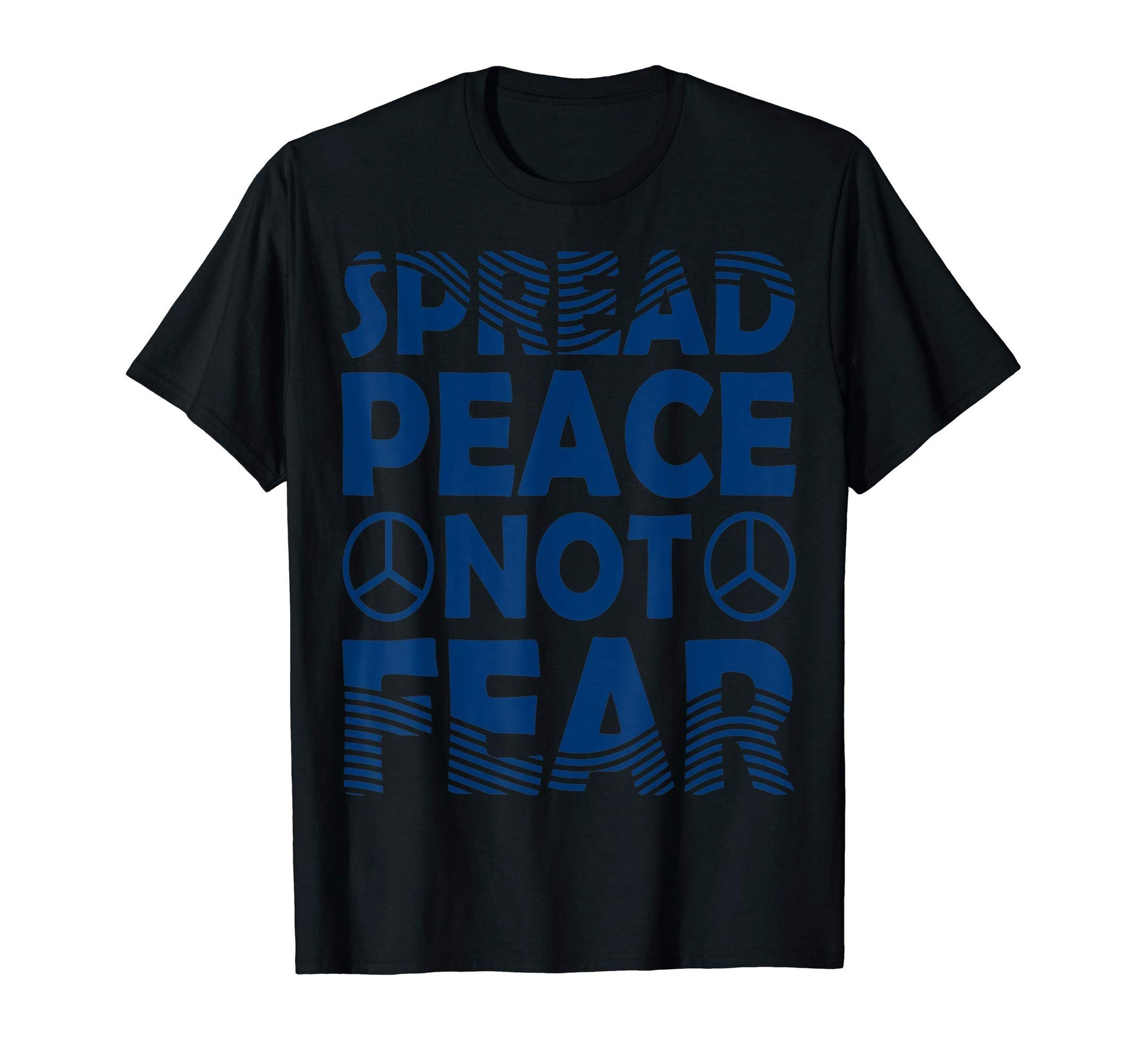 Nice Spread Peace Not Fear Love Peace T-Shirt - Trendy Graphic for Adults - T-Shirt, Sweatshirt, Hoodie