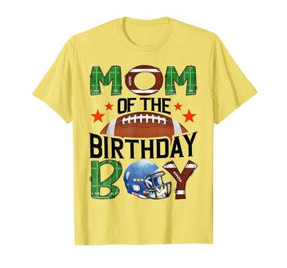 Mom Birthday Game Day Football Lover T-Shirt - Minimalist Print Men Women - T-Shirt, Sweatshirt, Hoodie