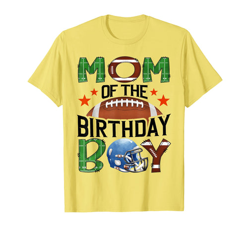 Mom Birthday Game Day Football Lover T-Shirt - Minimalist Print Men Women - T-Shirt, Sweatshirt, Hoodie
