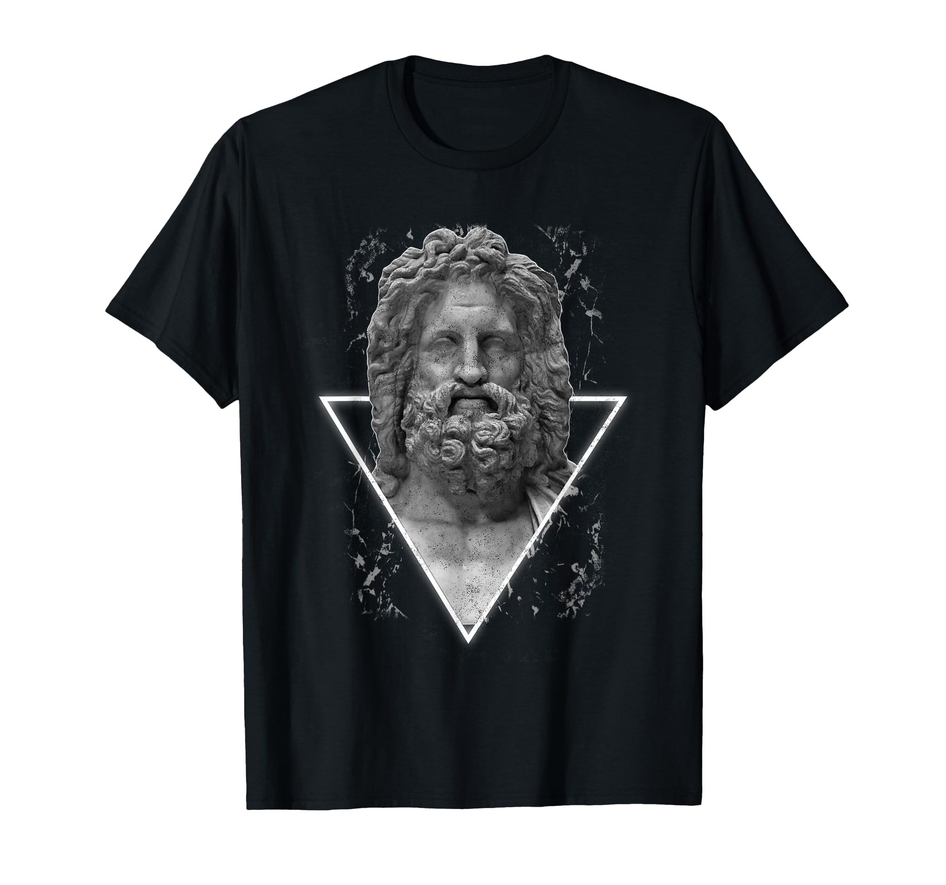 Zeus Sculpture Aesthetic Edgy Streetwear T-Shirt - Novelty Apparel Unisex - T-Shirt, Sweatshirt, Hoodie