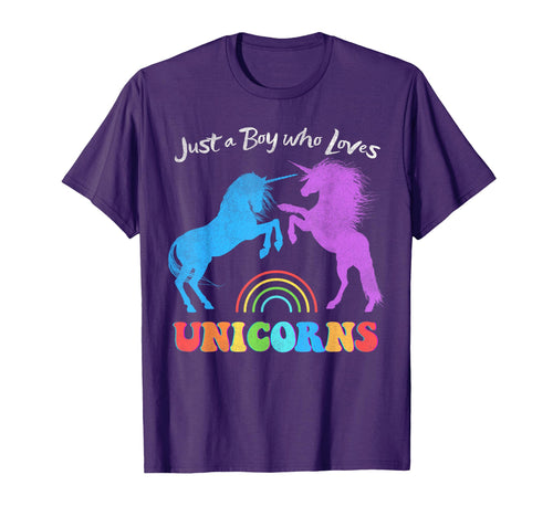 Funny Just Who Loves Unicorns T-Shirt - Fun Novelty Design for Adults - T-Shirt, Sweatshirt, Hoodie