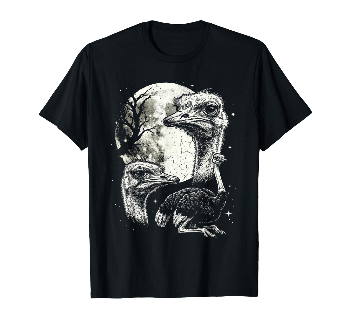 Ostrich 90S Aesthetic Y2K Ostrich T-Shirt - Fun Novelty Design Men Women - T-Shirt, Sweatshirt, Hoodie