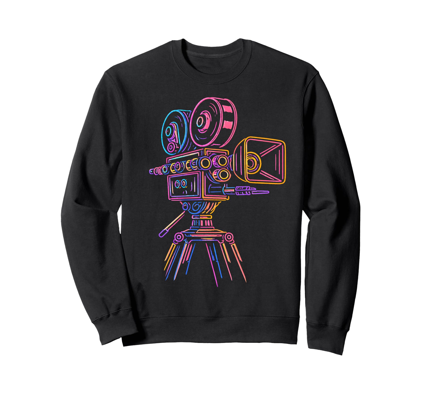 Videographer Camera Filmmaker Sweatshirt - Unique Graphic Men Women - T-Shirt, Sweatshirt, Hoodie