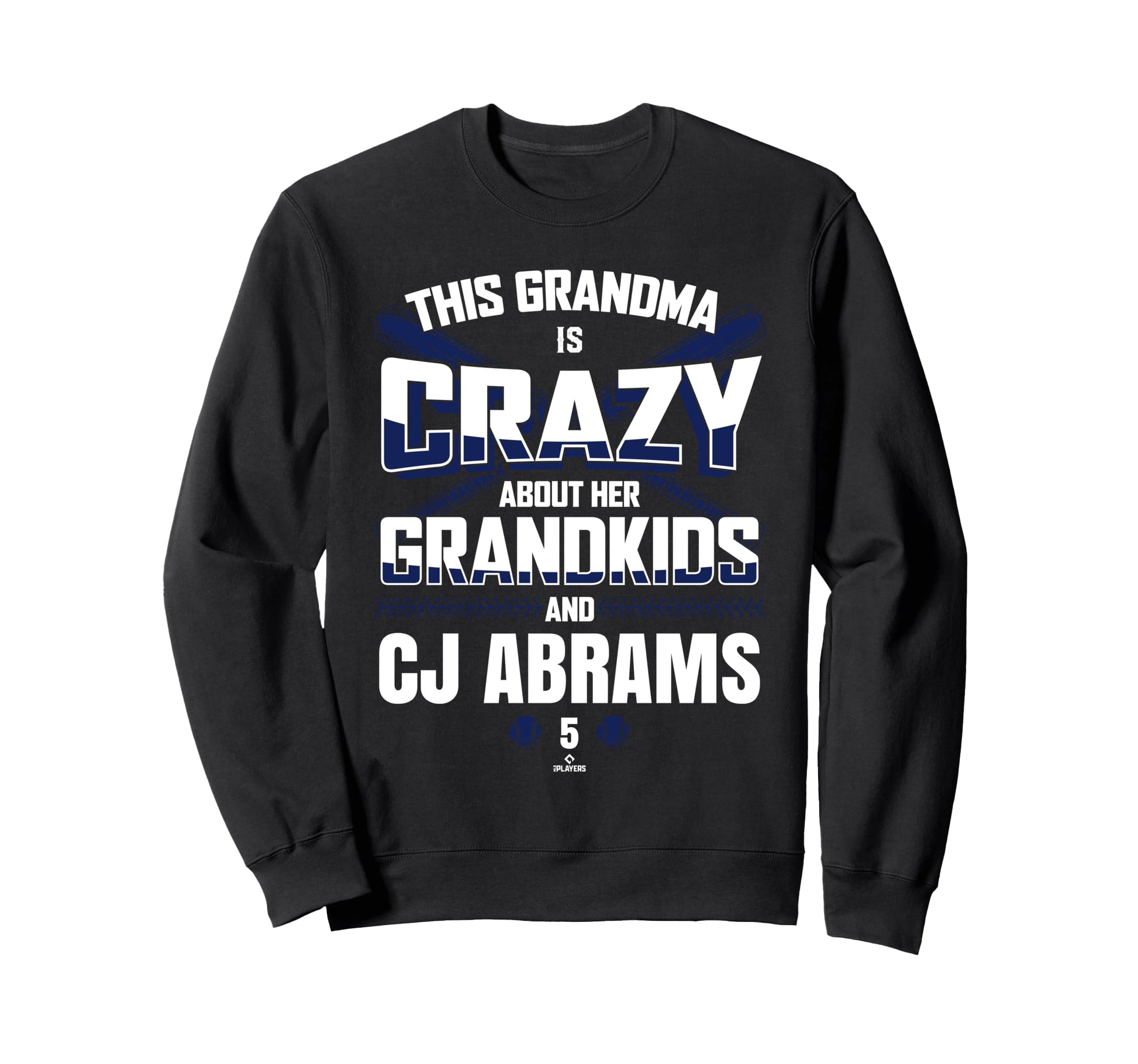 Grandma Crazy Cj Abrams Sweatshirt - Fun Novelty Design for Adults - T-Shirt, Sweatshirt, Hoodie