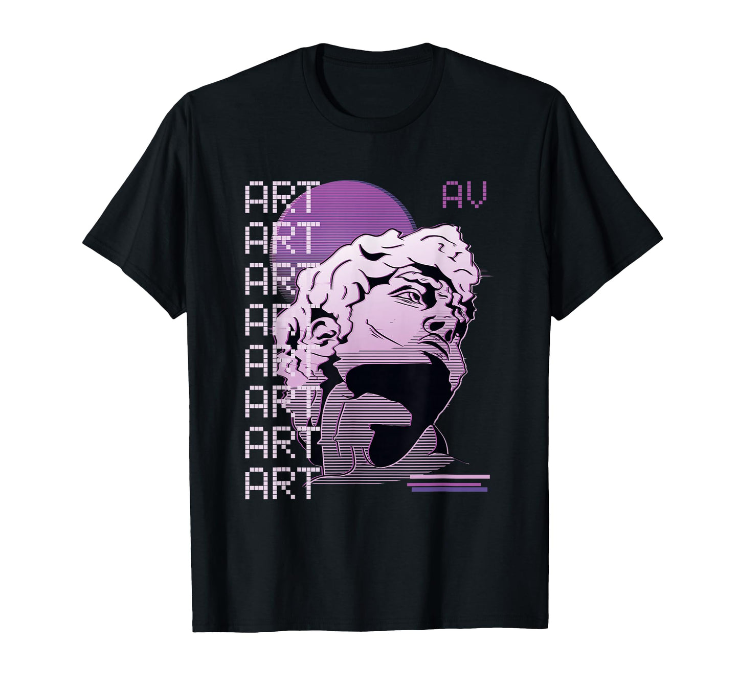 Vaporwave Art Statue Sculpture Japanese T-Shirt - Trendy Graphic Men Women - T-Shirt, Sweatshirt, Hoodie