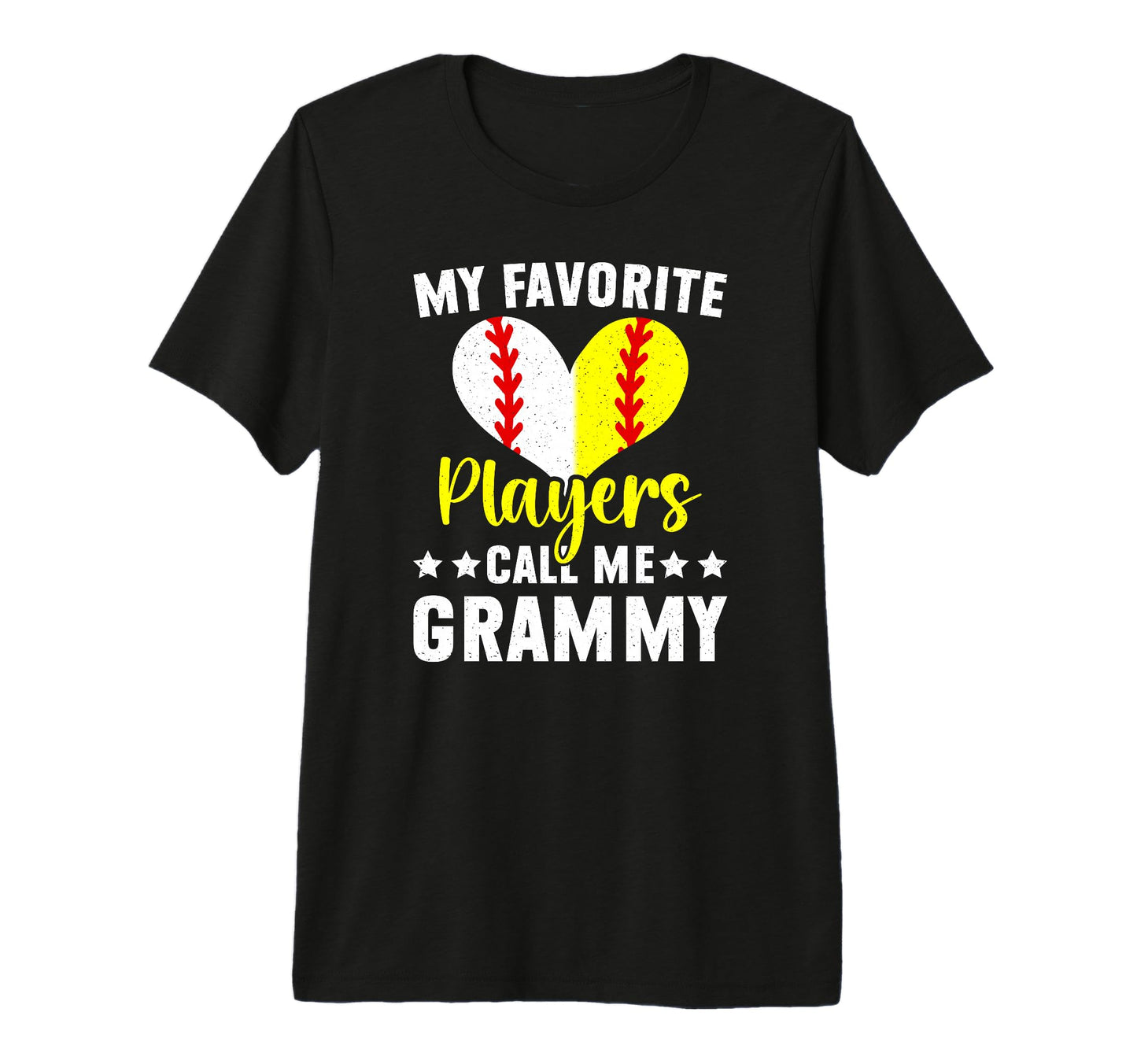 Favorite Players Call Me Grammy Baseball T-Shirt - Graphic Print Men Women - T-Shirt, Sweatshirt, Hoodie