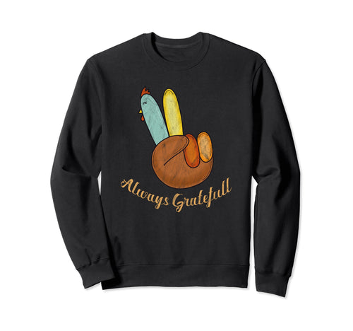 Peace Love Turkey Peace Sign Sweatshirt - Novelty Apparel for Adults - T-Shirt, Sweatshirt, Hoodie
