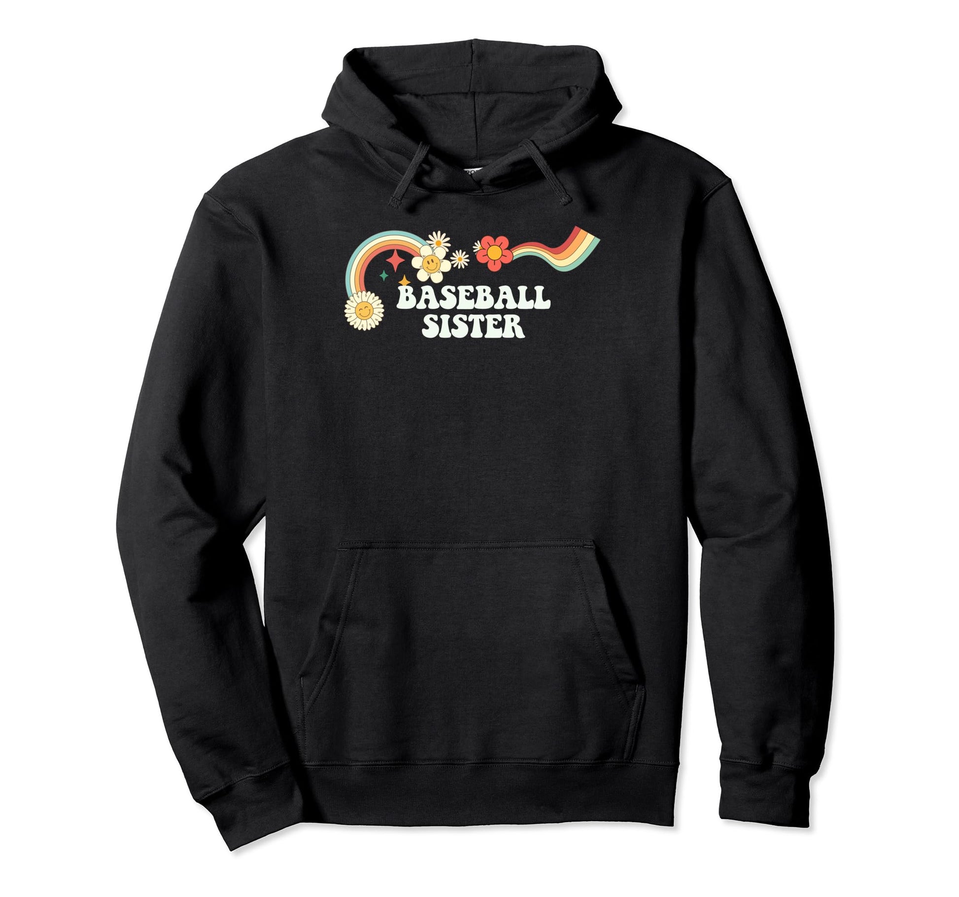 Groovy Funny Baseball Sister Hoodie - Fun Novelty Design Unisex - T-Shirt, Sweatshirt, Hoodie