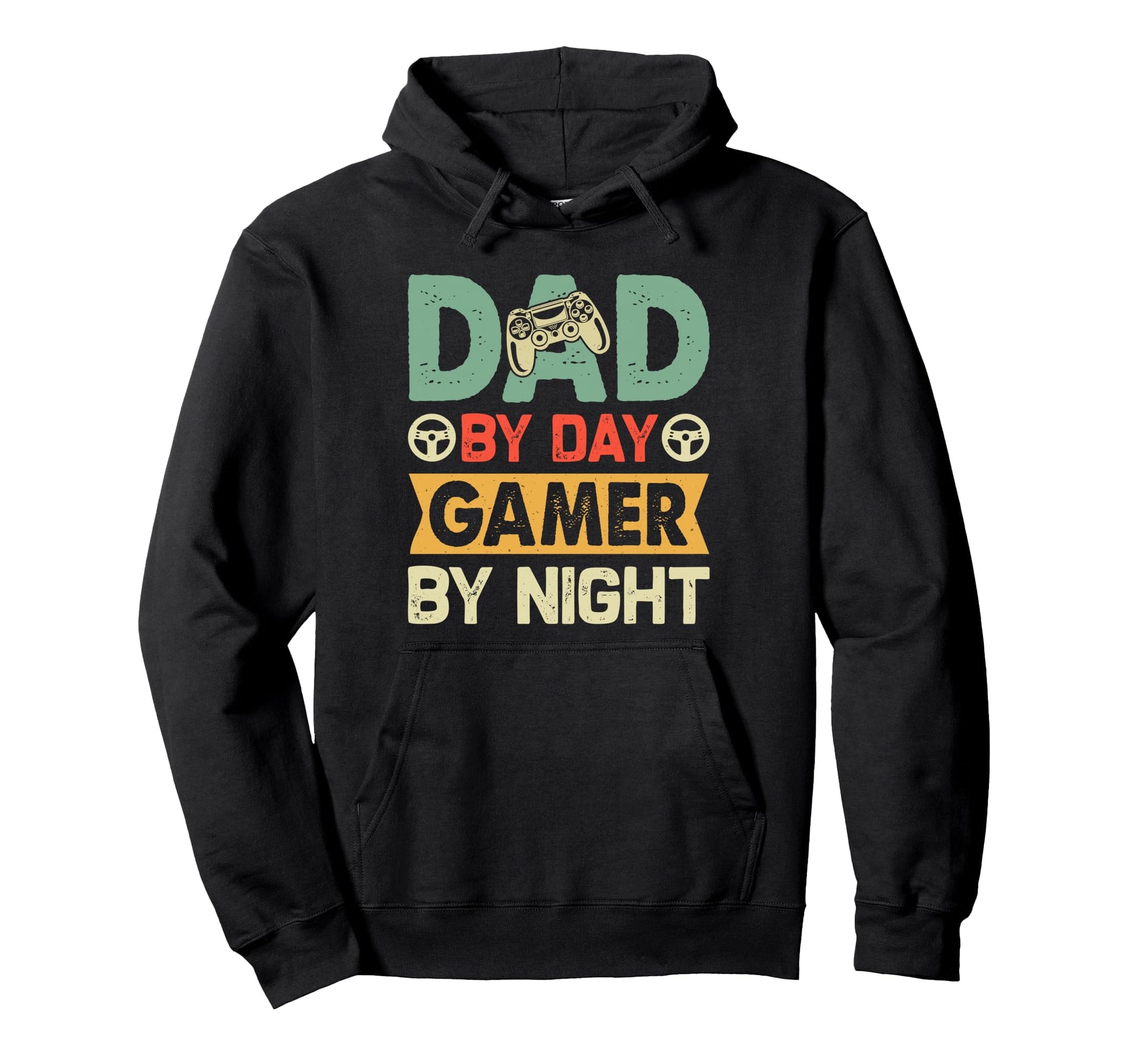 Gaming Dad Day Gamer Night Video Games Hoodie - Novelty Apparel for Adults - T-Shirt, Sweatshirt, Hoodie