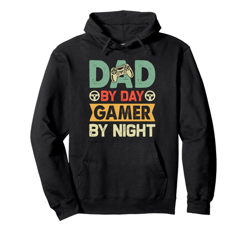 Gaming Dad Day Gamer Night Video Games Hoodie - Novelty Apparel for Adults - T-Shirt, Sweatshirt, Hoodie
