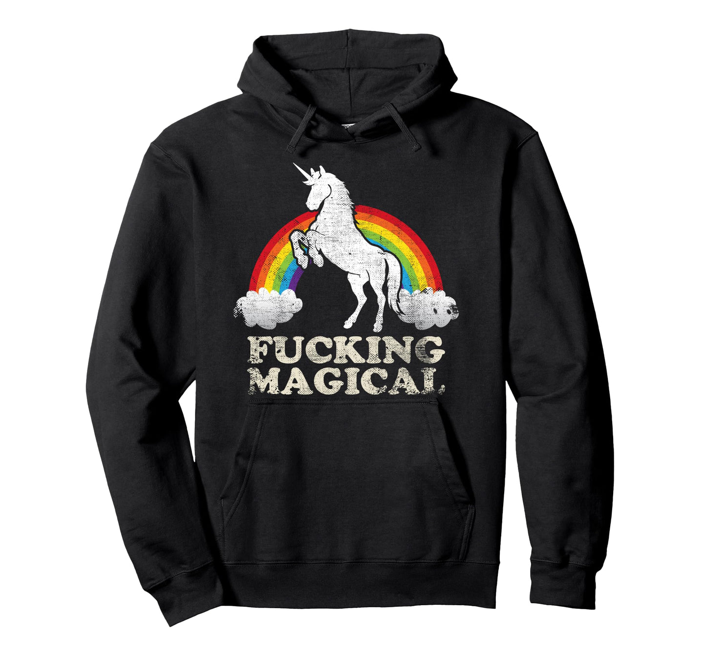 Funny Humour Fucking Magical Unicorn Hoodie - Streetwear Style for Adults - T-Shirt, Sweatshirt, Hoodie