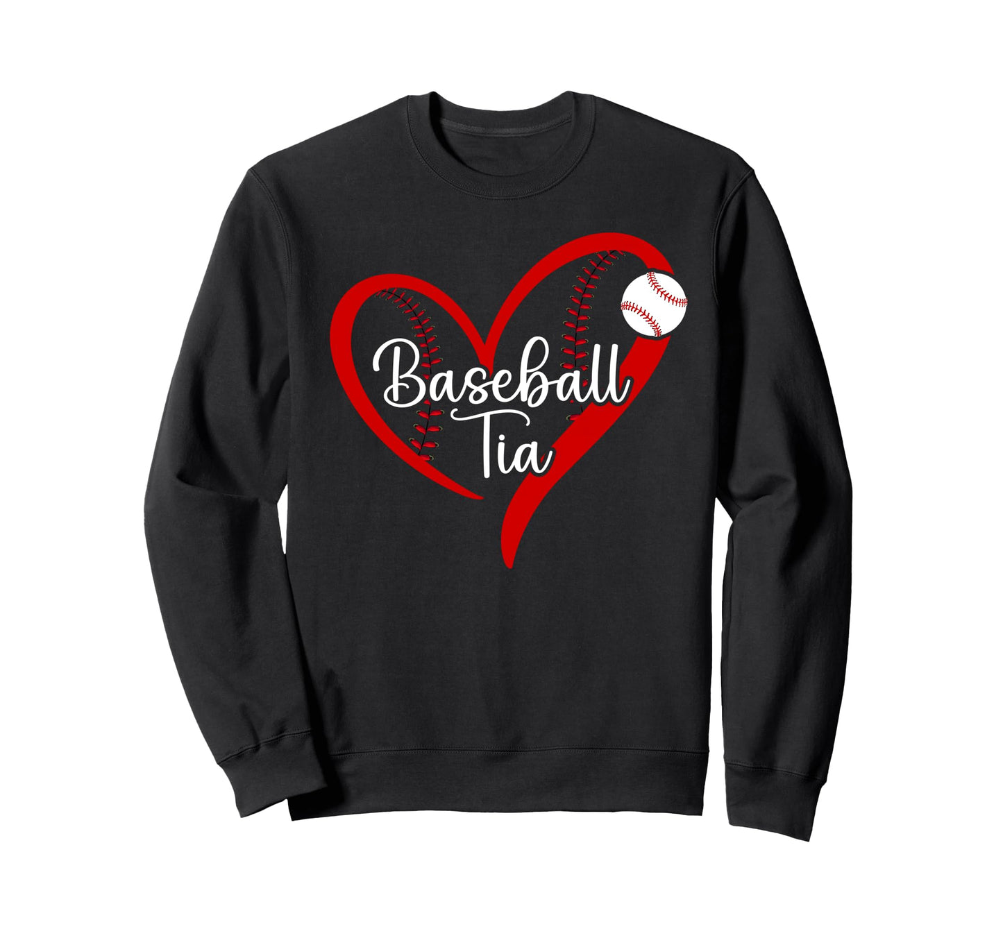 Baseball Tia Heart Tia Baseball Sweatshirt - Casual Everyday Wear Unisex - T-Shirt, Sweatshirt, Hoodie