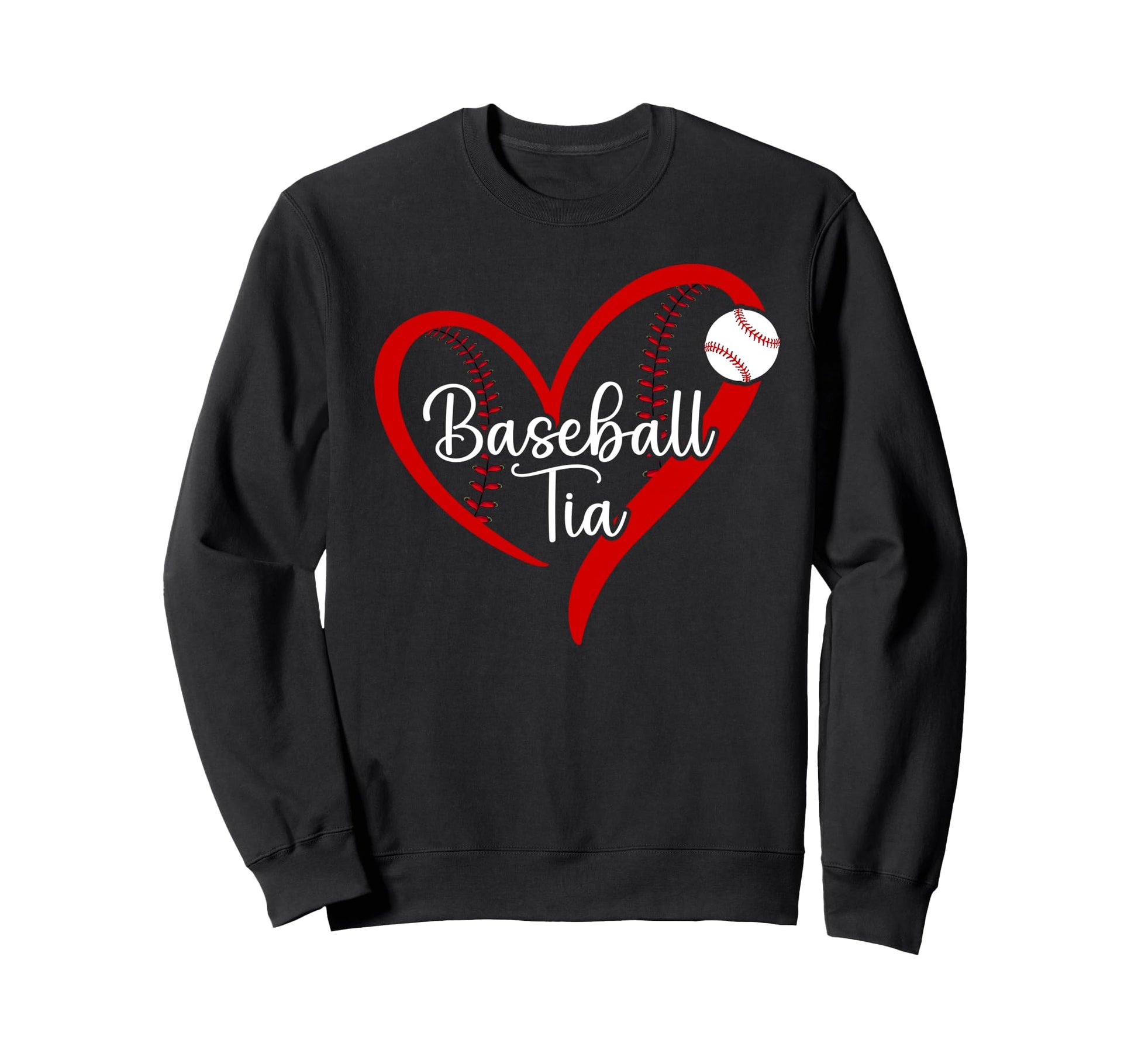 Baseball Tia Heart Tia Baseball Sweatshirt - Casual Everyday Wear Unisex - T-Shirt, Sweatshirt, Hoodie