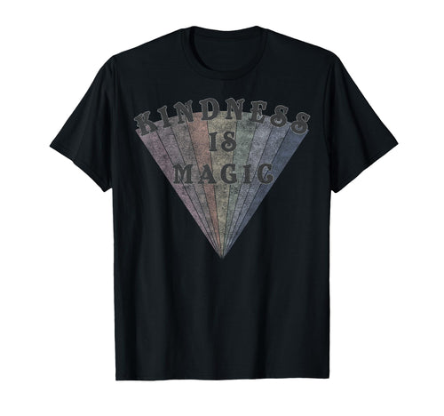 Kindness Is Magic Rainbow Positive T-Shirt - Casual Everyday Wear Unisex - T-Shirt, Sweatshirt, Hoodie