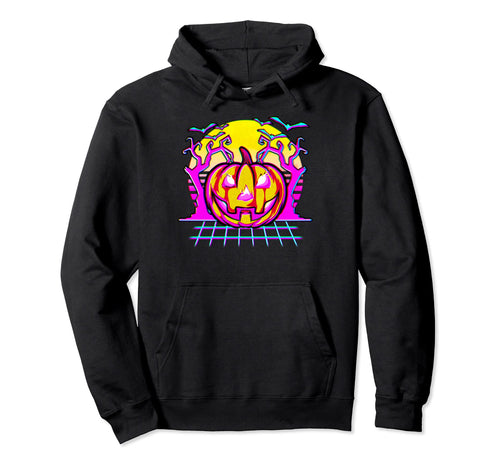 Halloween Aesthetic Vaporwave Synthwave Hoodie - Novelty Apparel Unisex - T-Shirt, Sweatshirt, Hoodie