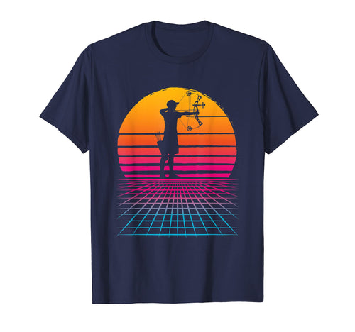 Archery Compound Bow Vaporwave T-Shirt - Casual Everyday Wear for Adults - T-Shirt, Sweatshirt, Hoodie