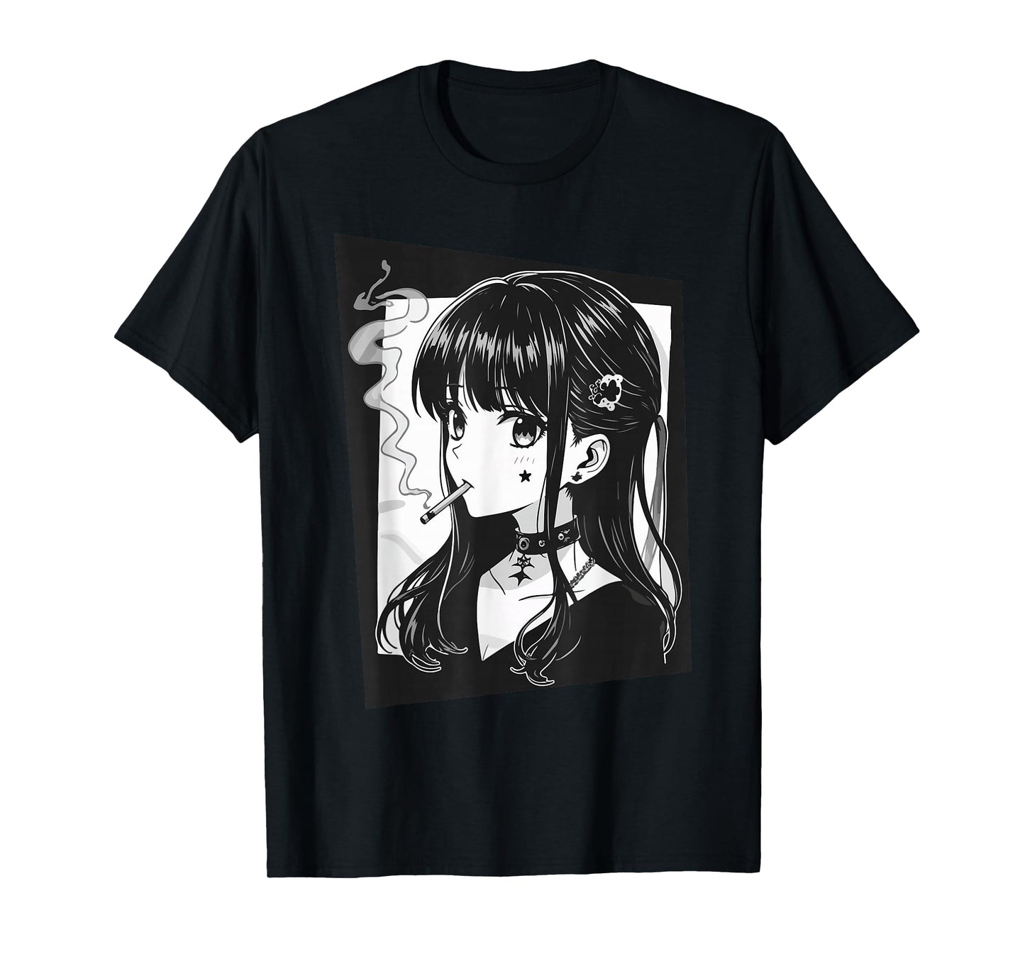 Sad Anime Waifu Japanese Aesthetic T-Shirt - Novelty Apparel for Adults - T-Shirt, Sweatshirt, Hoodie