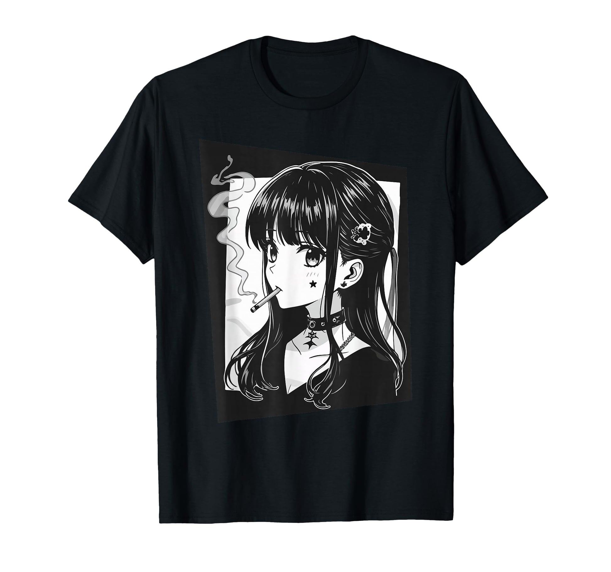 Sad Anime Waifu Japanese Aesthetic T-Shirt - Novelty Apparel for Adults - T-Shirt, Sweatshirt, Hoodie