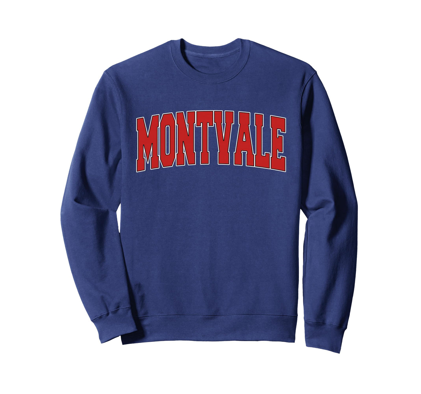 Montvale Nj New Jersey Varsity Sweatshirt - Aesthetic Graphic for Adults - T-Shirt, Sweatshirt, Hoodie