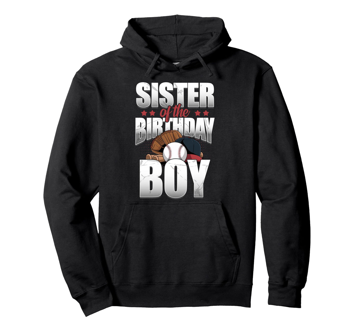 Sister Birthday Matching Baseball Birthday Hoodie - Minimalist Print Unisex - T-Shirt, Sweatshirt, Hoodie