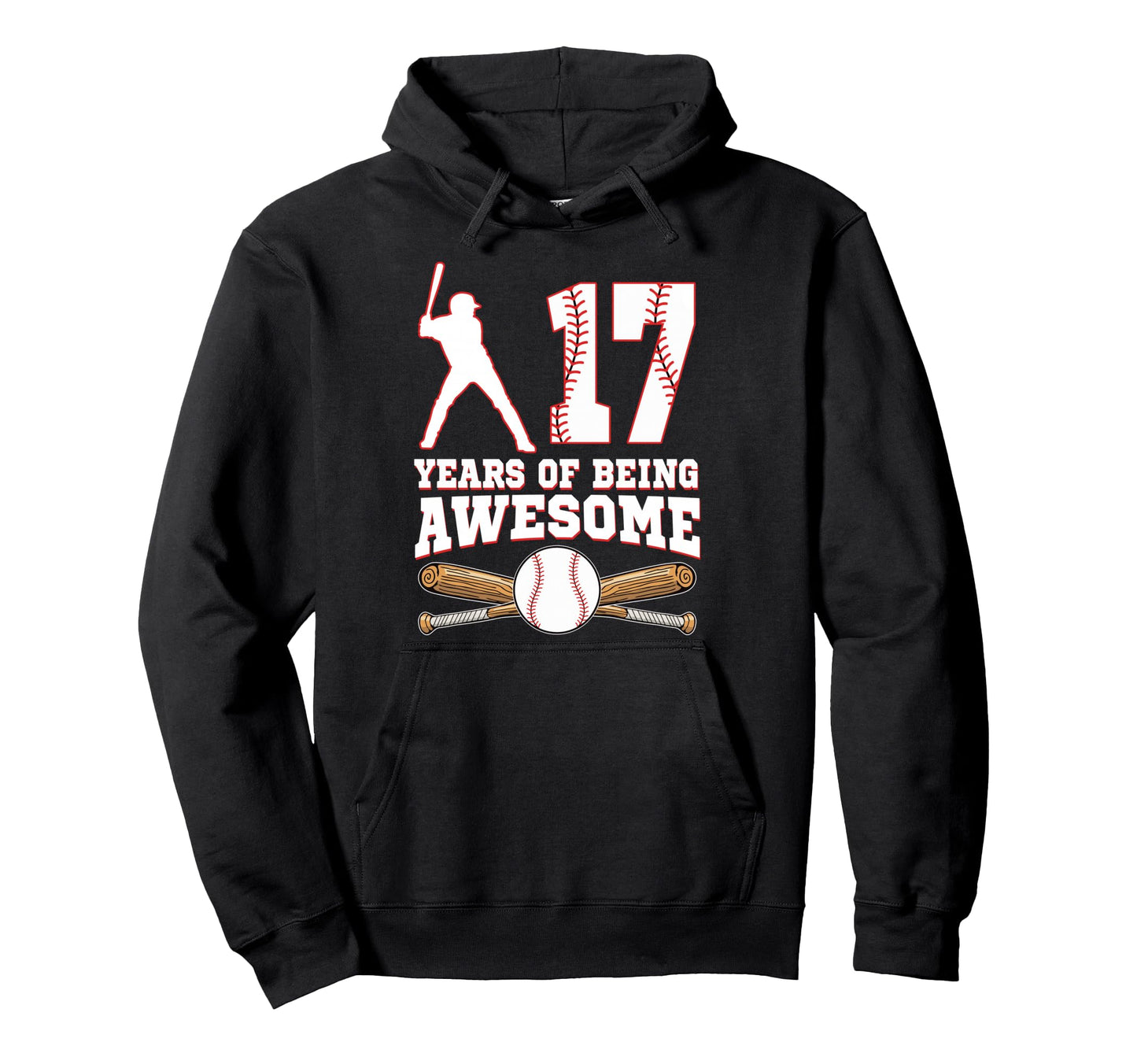 17 Years Being Awesome 17Th Birthday Hoodie - Unique Graphic Men Women - T-Shirt, Sweatshirt, Hoodie