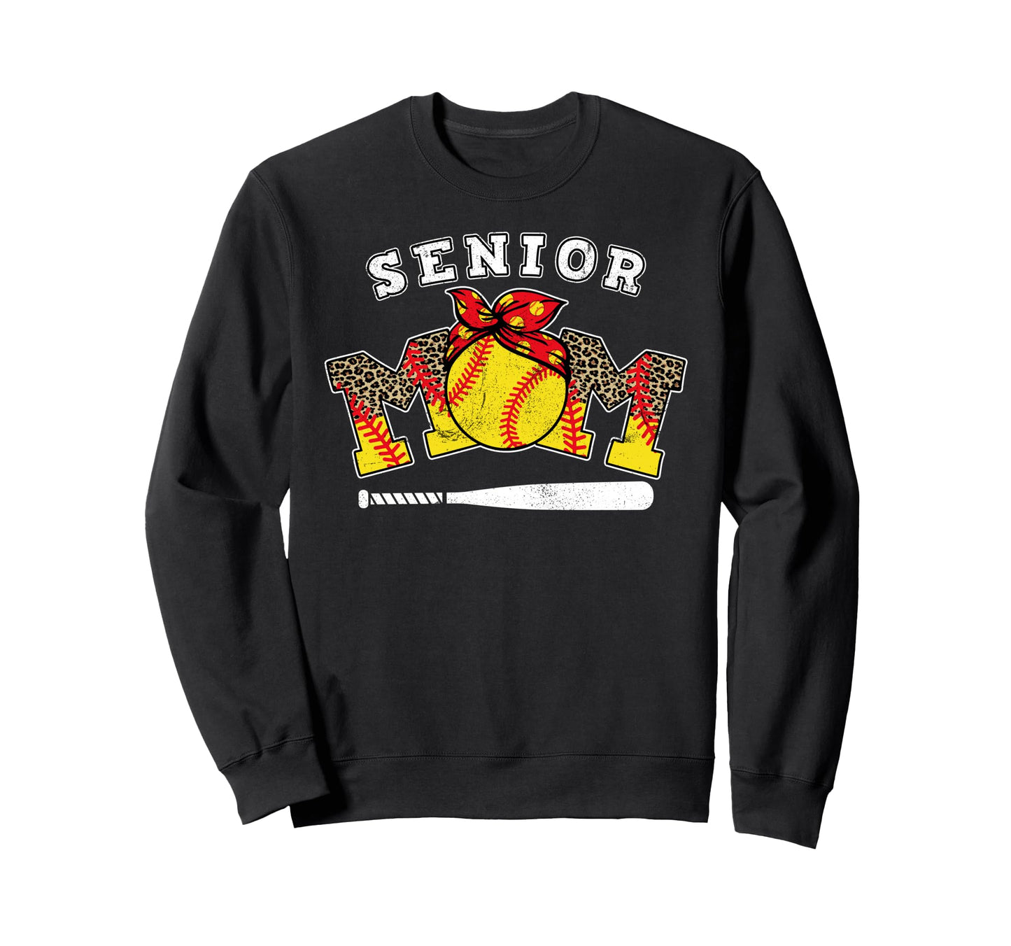 Proud Baseball Senior Mom 2026 Sweatshirt - Casual Everyday Wear Men Women - T-Shirt, Sweatshirt, Hoodie