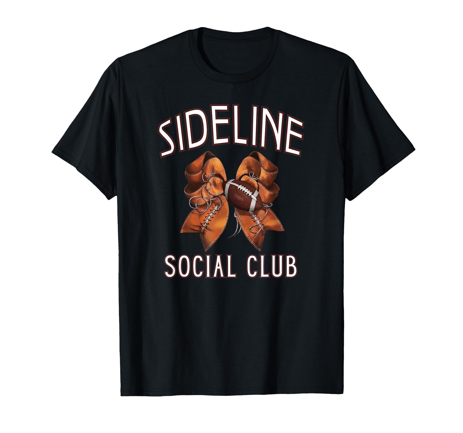Football Mom Sideline Social Club T-Shirt - Custom Art Print Men Women - T-Shirt, Sweatshirt, Hoodie