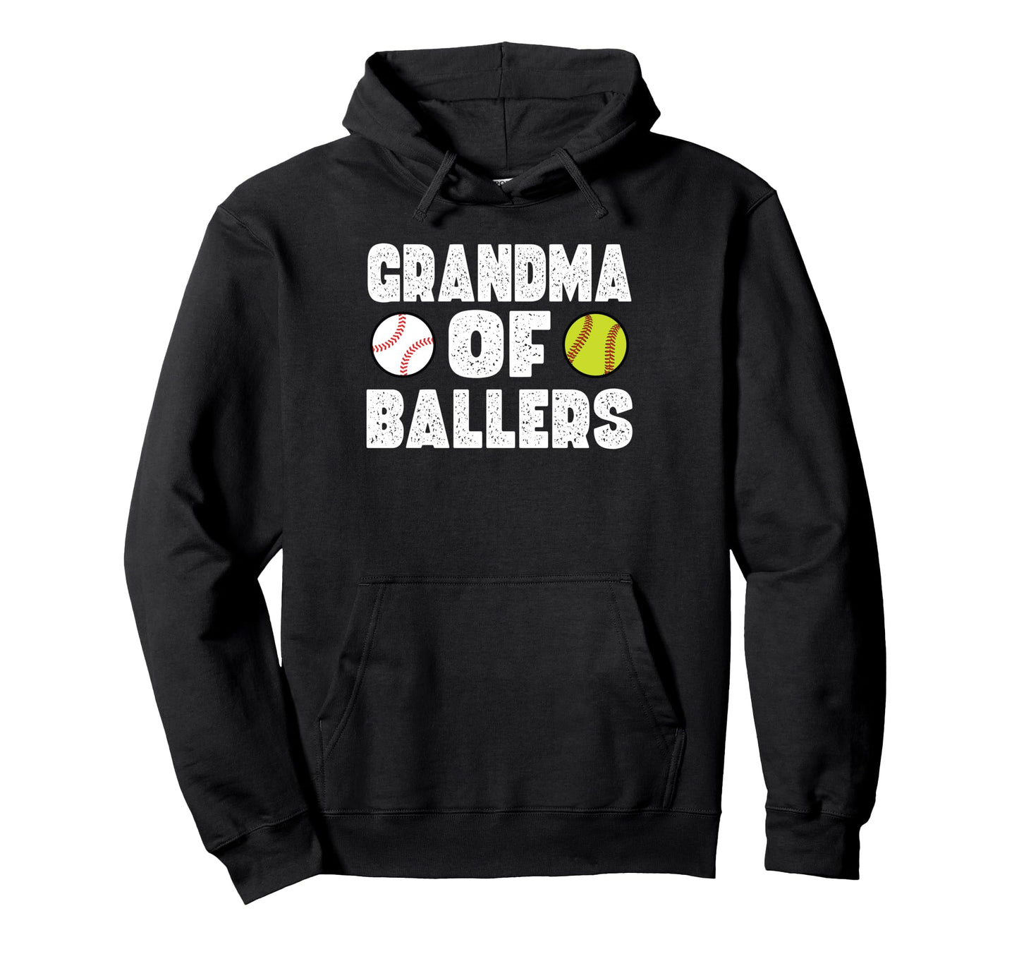 Grandma Ballers Softball Baseball Hoodie - Novelty Apparel Men Women - T-Shirt, Sweatshirt, Hoodie