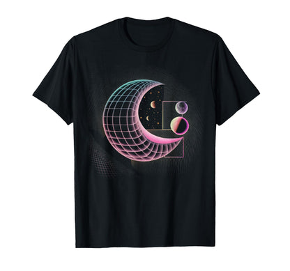 Fibonacci Vaporwave Aesthetics T-Shirt - Fun Novelty Design for Adults - T-Shirt, Sweatshirt, Hoodie