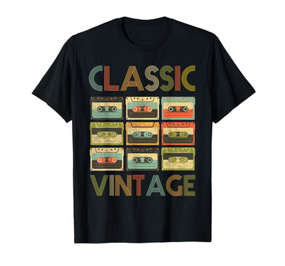 Oldschool Cassette T-Shirt - Aesthetic Graphic Men Women - T-Shirt, Sweatshirt, Hoodie
