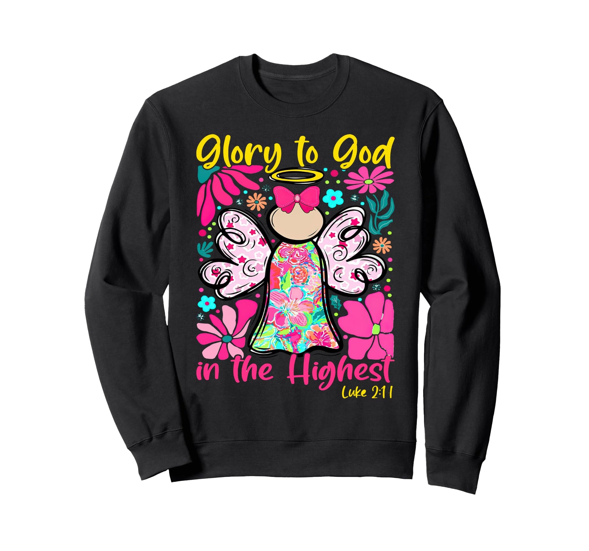 Boho Glory To God Highest Jesus Boho Sweatshirt - Streetwear Style Unisex - T-Shirt, Sweatshirt, Hoodie