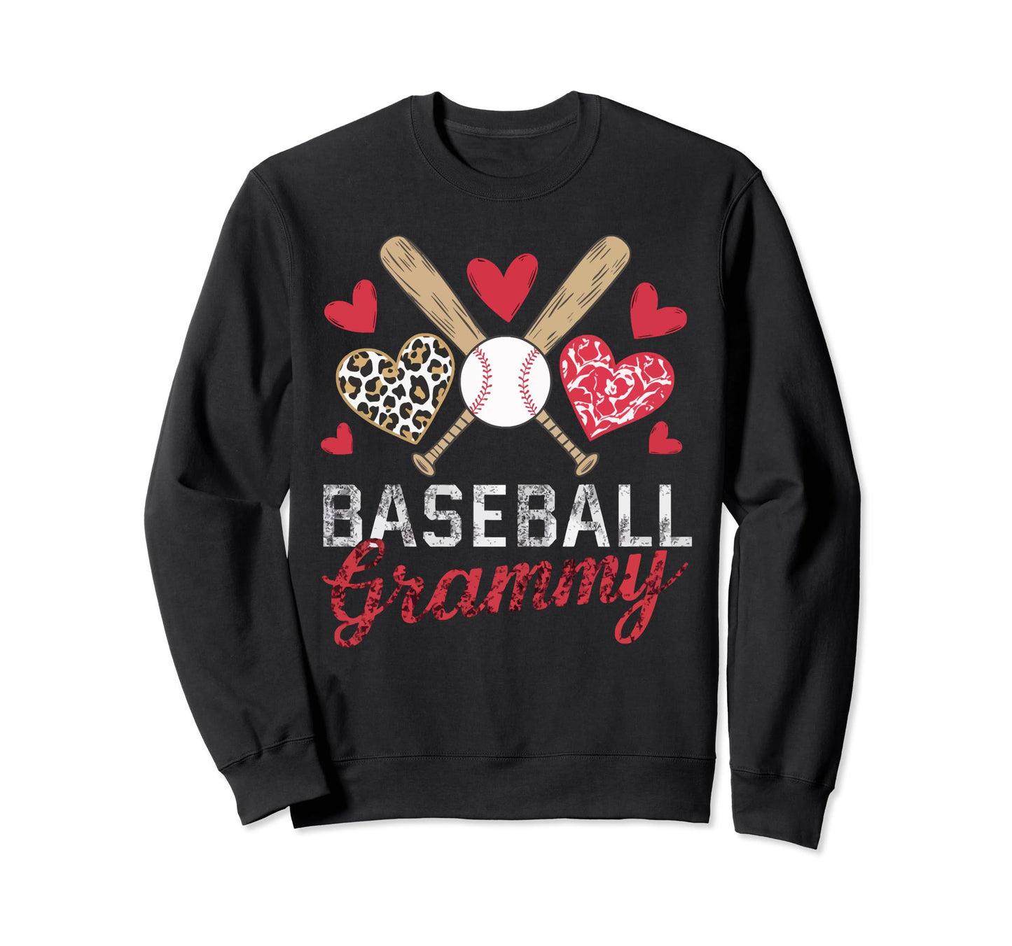Baseball Grandma Grandmother Granny Sweatshirt - Trendy Graphic Men Women - T-Shirt, Sweatshirt, Hoodie