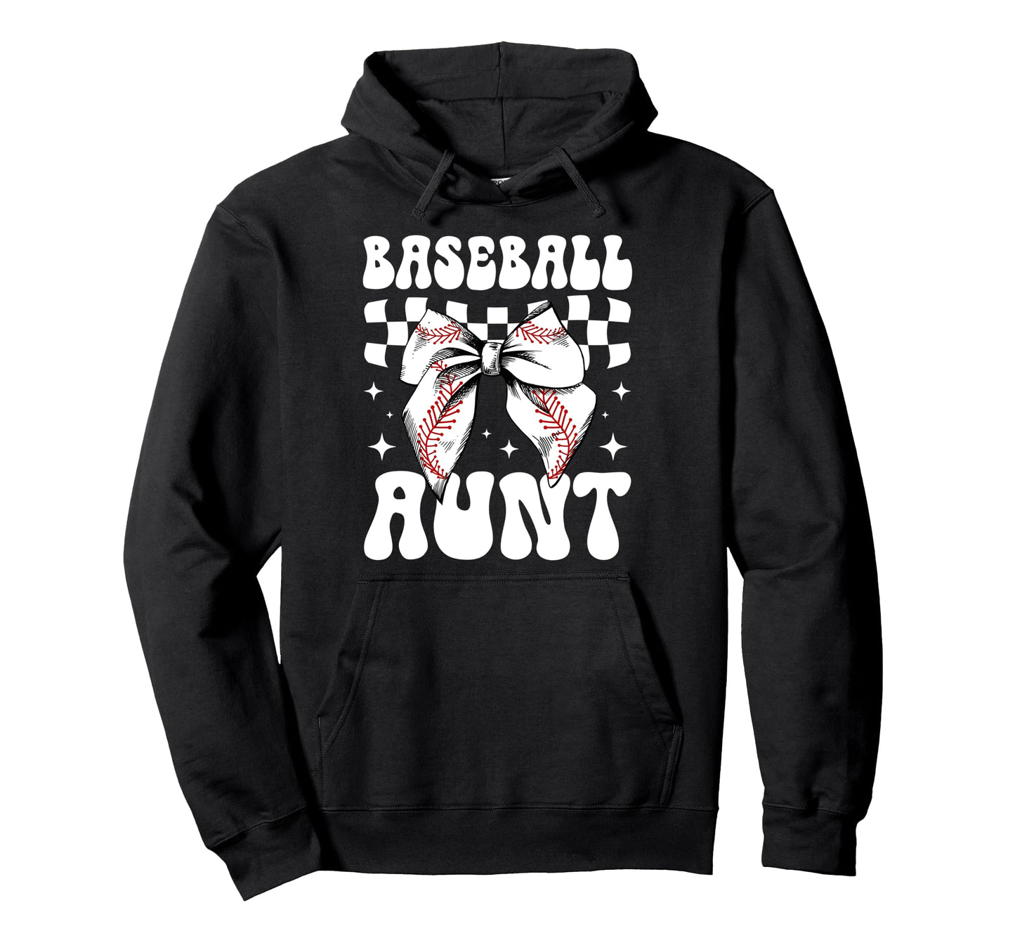 Baseball Aunt Baseball Player Auntie Hoodie - Fun Novelty Design Unisex - T-Shirt, Sweatshirt, Hoodie