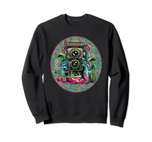 Twin Lens Reflex Camera Sweatshirt - Casual Everyday Wear Unisex - T-Shirt, Sweatshirt, Hoodie