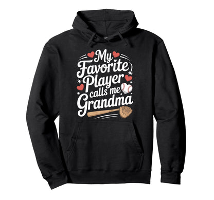 Love Baseball My Favorite Player Calls Hoodie - Minimalist Print Men Women - T-Shirt, Sweatshirt, Hoodie