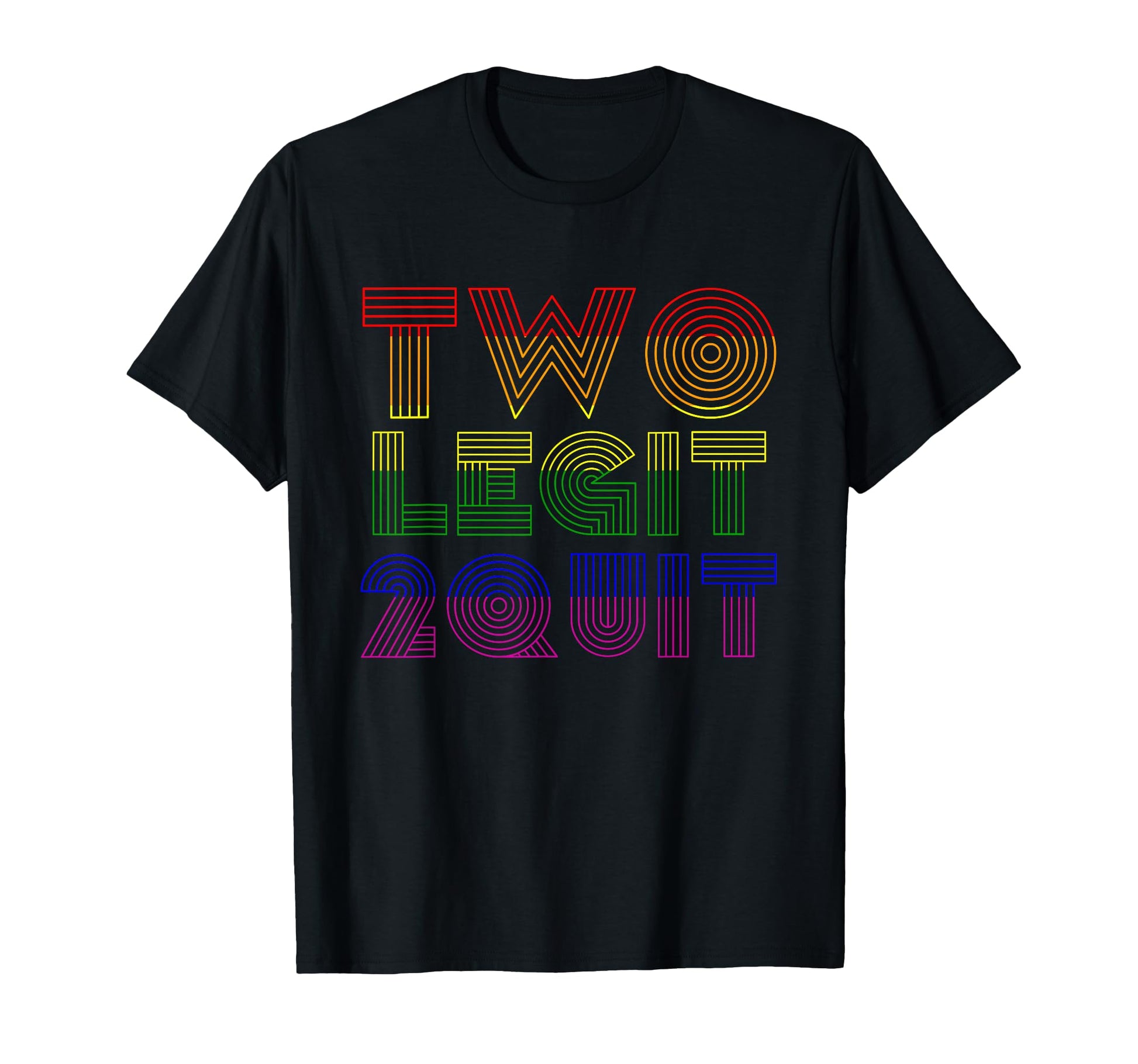 Funny Two Legit 2 Quit Vaporwave T-Shirt - Custom Art Print for Adults - T-Shirt, Sweatshirt, Hoodie