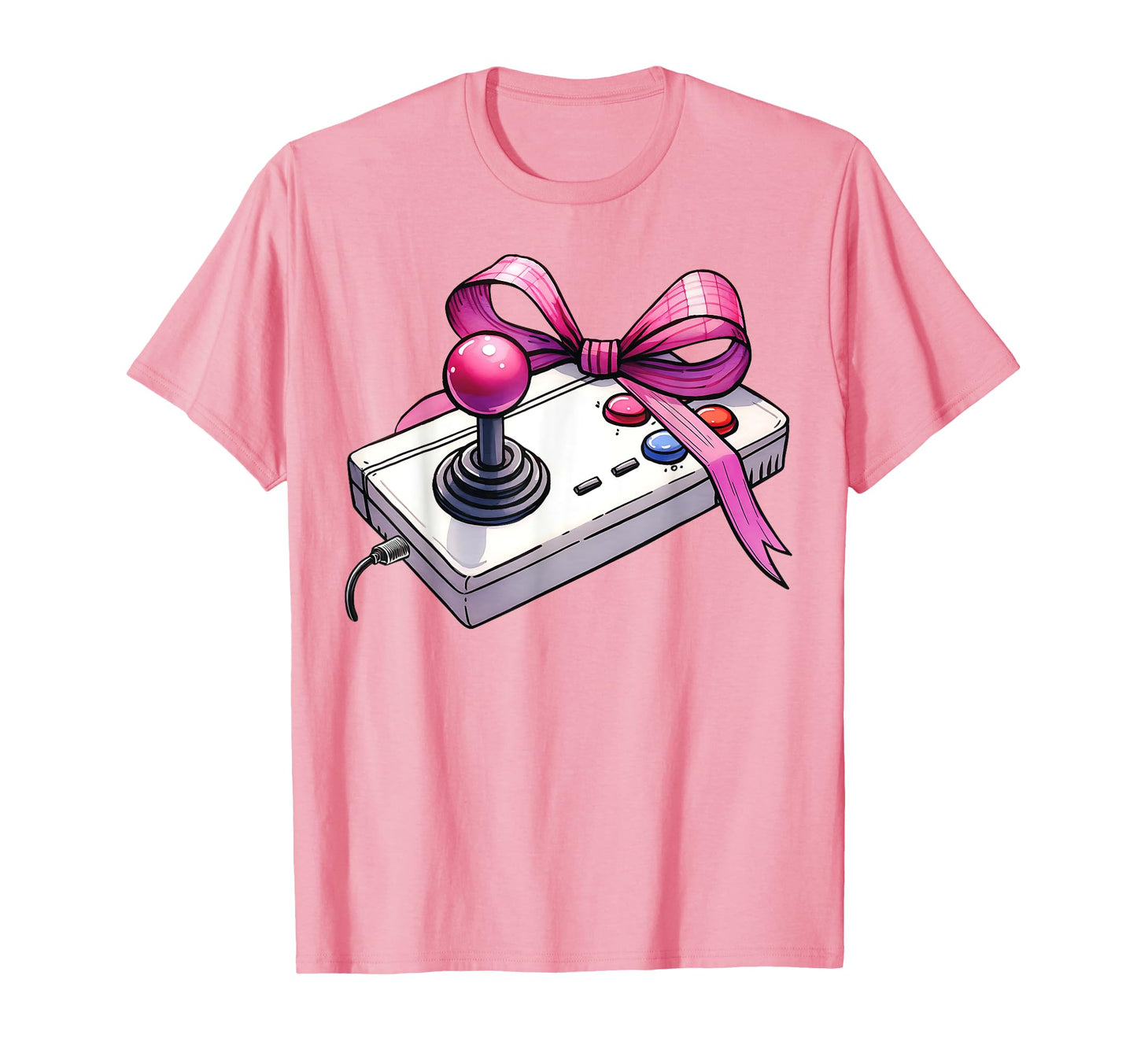 Coquette Bow Arcade Gaming Mothers T-Shirt - Custom Art Print Men Women - T-Shirt, Sweatshirt, Hoodie