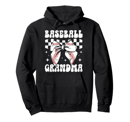 Baseball Grandma Baseball Player Hoodie - Novelty Apparel Men Women - T-Shirt, Sweatshirt, Hoodie