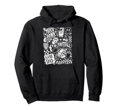 Football Mom Streetwear Back Hoodie - Streetwear Style Men Women - T-Shirt, Sweatshirt, Hoodie
