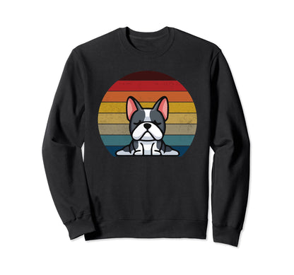 French Bulldog Rainbow Sweatshirt - Casual Everyday Wear for Adults - T-Shirt, Sweatshirt, Hoodie