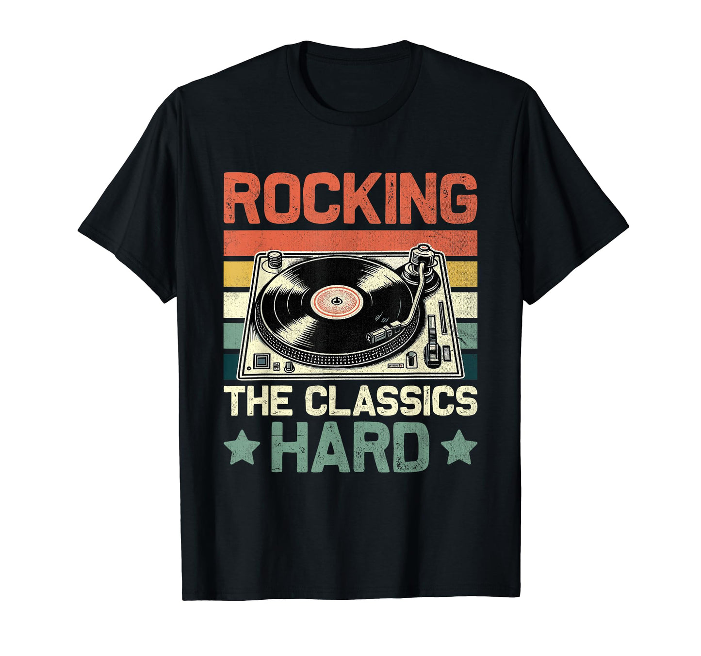 Funny Old School Dj Equipment T-Shirt - Casual Everyday Wear Men Women - T-Shirt, Sweatshirt, Hoodie
