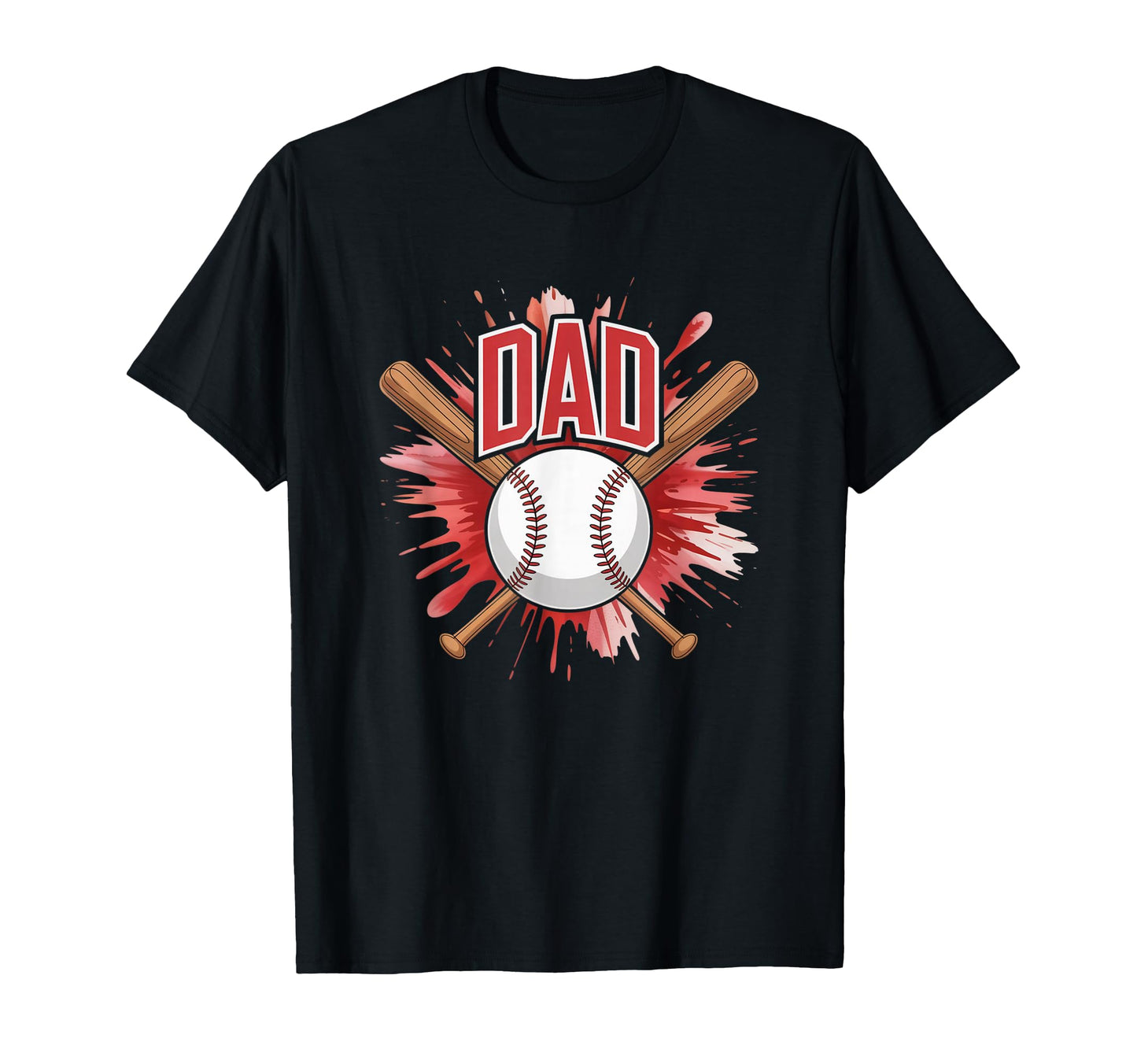 Dad Baseball Player Coach Sports T-Shirt - Unique Graphic for Adults - T-Shirt, Sweatshirt, Hoodie