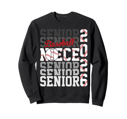 2026 Baseball Senior Niece Sweatshirt - Streetwear Style for Adults - T-Shirt, Sweatshirt, Hoodie