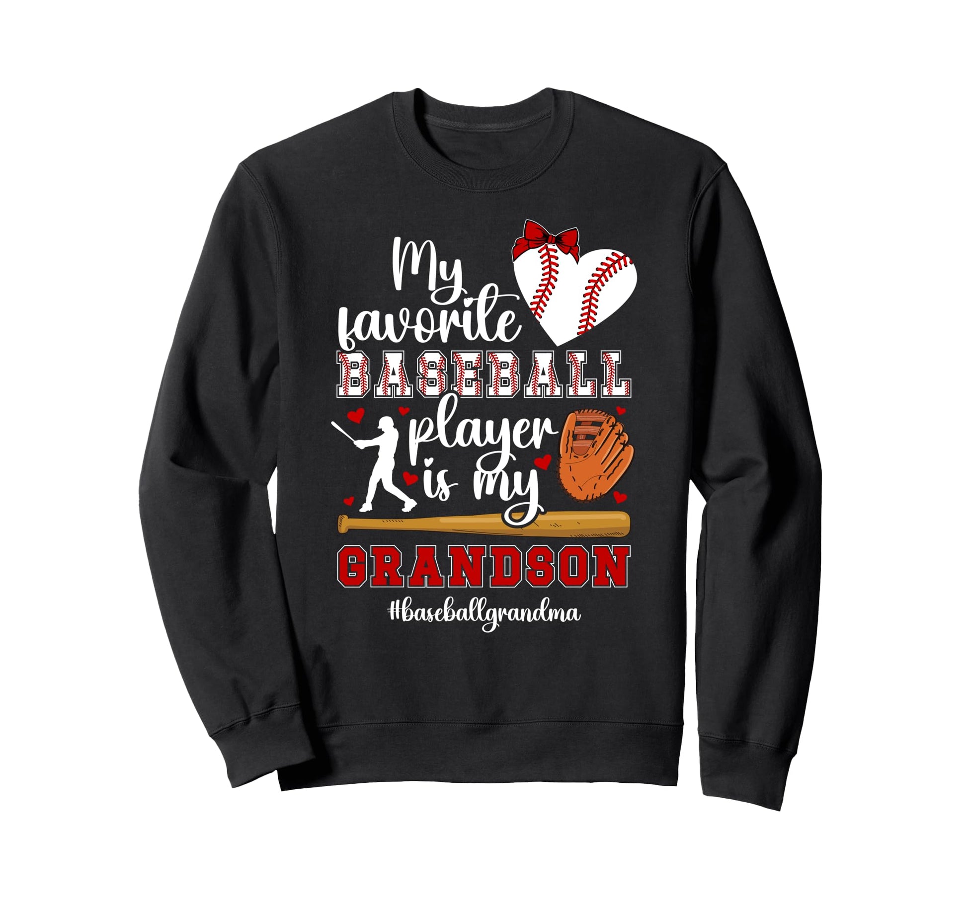 Baseball Grandma Proud Baseball Sweatshirt - Streetwear Style Unisex - T-Shirt, Sweatshirt, Hoodie